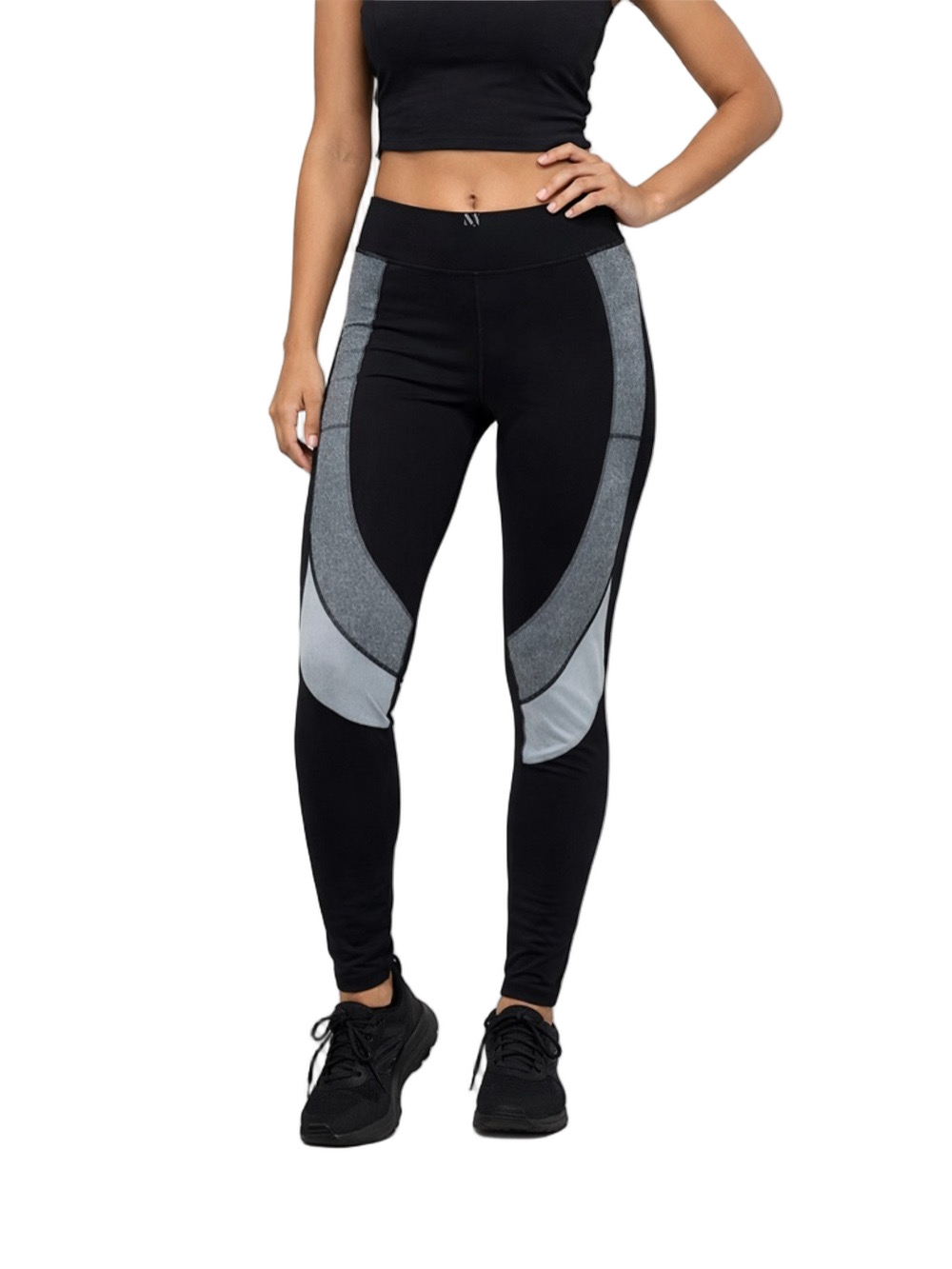 new york & company black and grey leggings